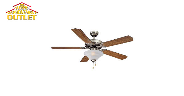 Ceiling Fan, 52-inches 1-Light Sn - Ceiling Fans 52-inches - The Home