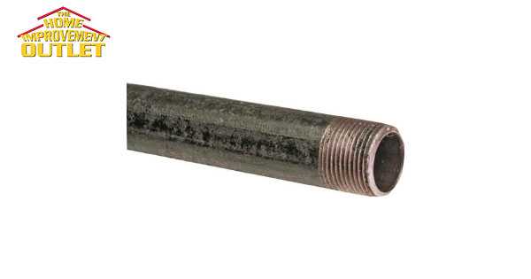 1/2 x 10ft T&C Black Steel Pipe - Black Pipes - The Home Improvement Outlet
