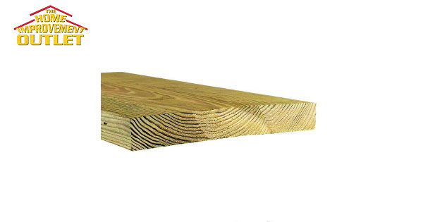 YellaWood Treated Yellow Pine 2-in x 12-in x 14-ft .06 S4S