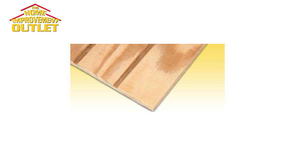 Pine Siding, 3/8, T1-11, 4-inch OC, Square Cut - Wood Panels